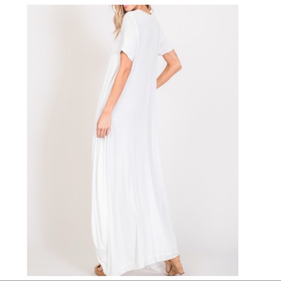 ✨LAST ONES ✨Off white best selling high low tunic - Picture 3 of 4